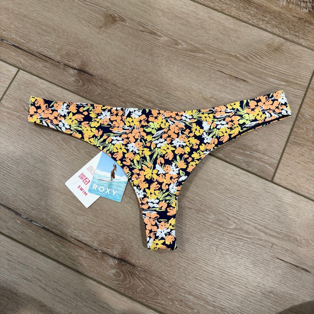 Roxy NWT Bikini Bottoms - Extra Cheeky Floral - Size Large